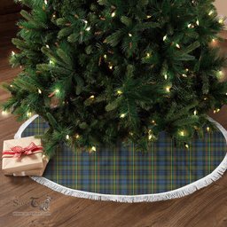 MacLellan Ancient Tartan Christmas Tree Skirt Scottish Plaid Tartan Plaid - ScotsTee - scotstee.com