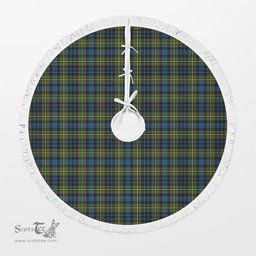 MacLellan Ancient Tartan Christmas Tree Skirt Scottish Plaid Tartan Plaid - ScotsTee - scotstee.com