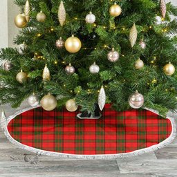 Maxwell Modern Tartan Christmas Tree Skirt Scottish Plaid Tartan Plaid - ScotsTee - scotstee.com
