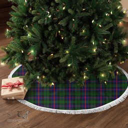Morrison Modern Tartan Christmas Tree Skirt Scottish Plaid Tartan Plaid - ScotsTee - scotstee.com