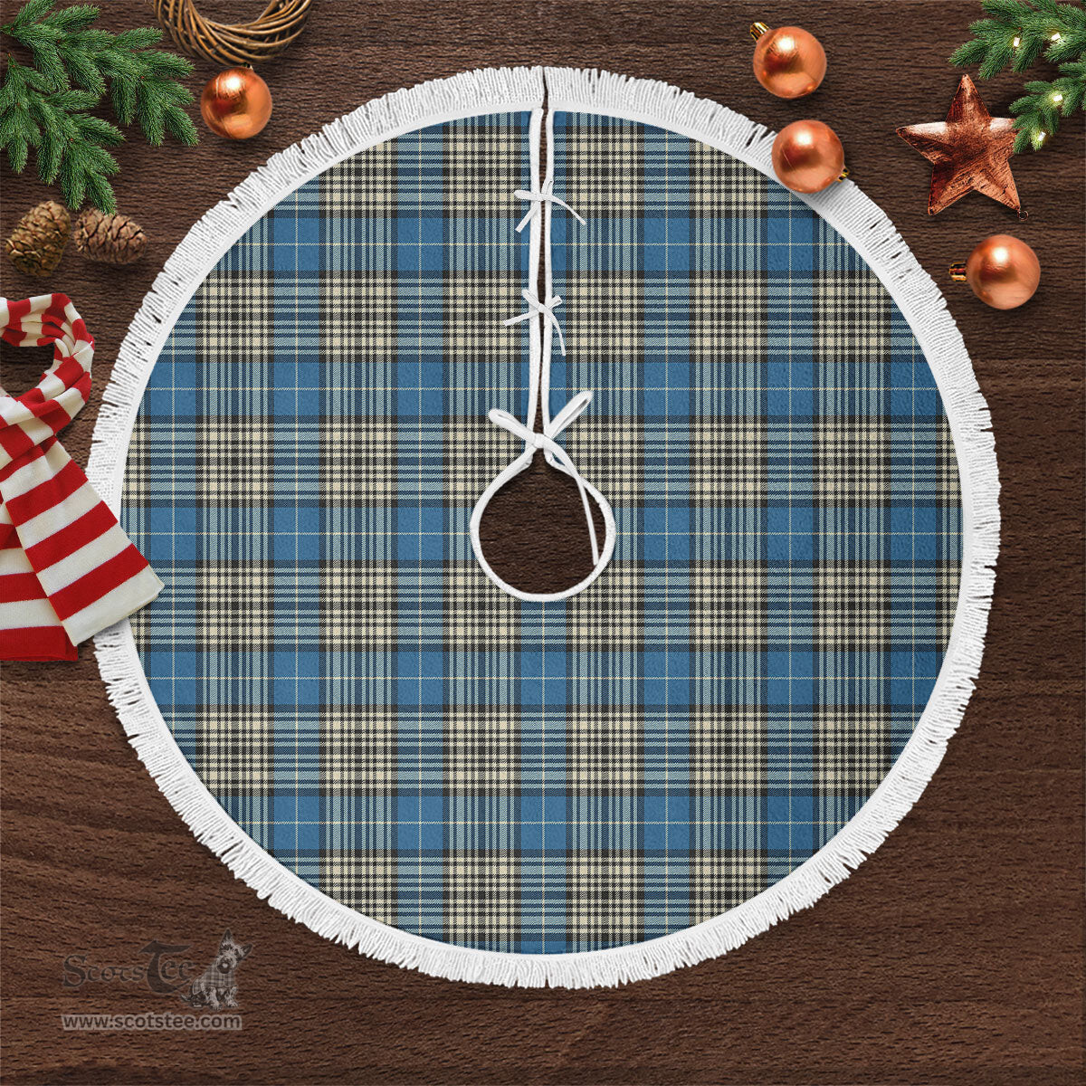 Napier Ancient Tartan Christmas Tree Skirt Scottish Plaid Tartan Plaid - ScotsTee - scotstee.com