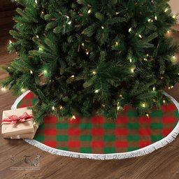 Moncreiffe (or Moncreiff) Tartan Christmas Tree Skirt Scottish Plaid Tartan Plaid - ScotsTee - scotstee.com