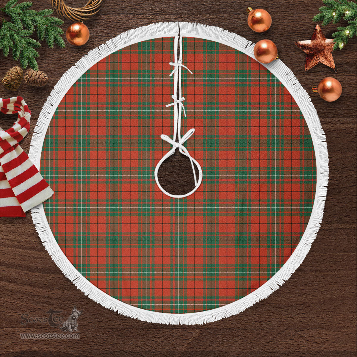MacAulay Ancient Tartan Christmas Tree Skirt Scottish Plaid Tartan Plaid - ScotsTee - scotstee.com