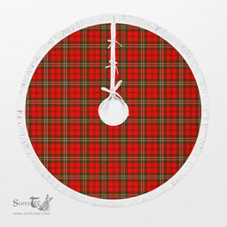 Scott Modern Tartan Christmas Tree Skirt Scottish Plaid Tartan Plaid - ScotsTee - scotstee.com