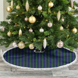 Sempill Modern Tartan Christmas Tree Skirt Scottish Plaid Tartan Plaid - ScotsTee - scotstee.com