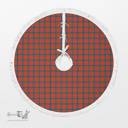 Sinclair Ancient Tartan Christmas Tree Skirt Scottish Plaid Tartan Plaid - ScotsTee - scotstee.com