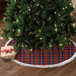 MacPherson Modern Tartan Christmas Tree Skirt Scottish Plaid Tartan Plaid - ScotsTee - scotstee.com