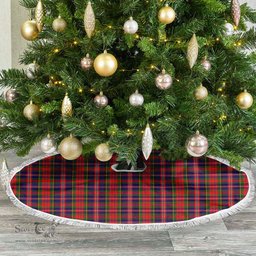 MacPherson Modern Tartan Christmas Tree Skirt Scottish Plaid Tartan Plaid - ScotsTee - scotstee.com