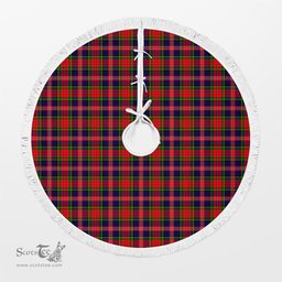 MacPherson Modern Tartan Christmas Tree Skirt Scottish Plaid Tartan Plaid - ScotsTee - scotstee.com