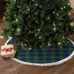 Oliphant Modern Tartan Christmas Tree Skirt Scottish Plaid Tartan Plaid - ScotsTee - scotstee.com
