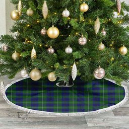 Oliphant Modern Tartan Christmas Tree Skirt Scottish Plaid Tartan Plaid - ScotsTee - scotstee.com