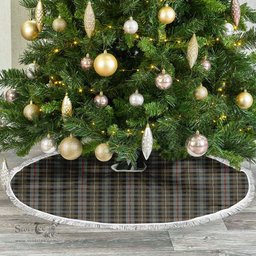 MacKenzie Weathered Tartan Christmas Tree Skirt Scottish Plaid Tartan Plaid - ScotsTee - scotstee.com