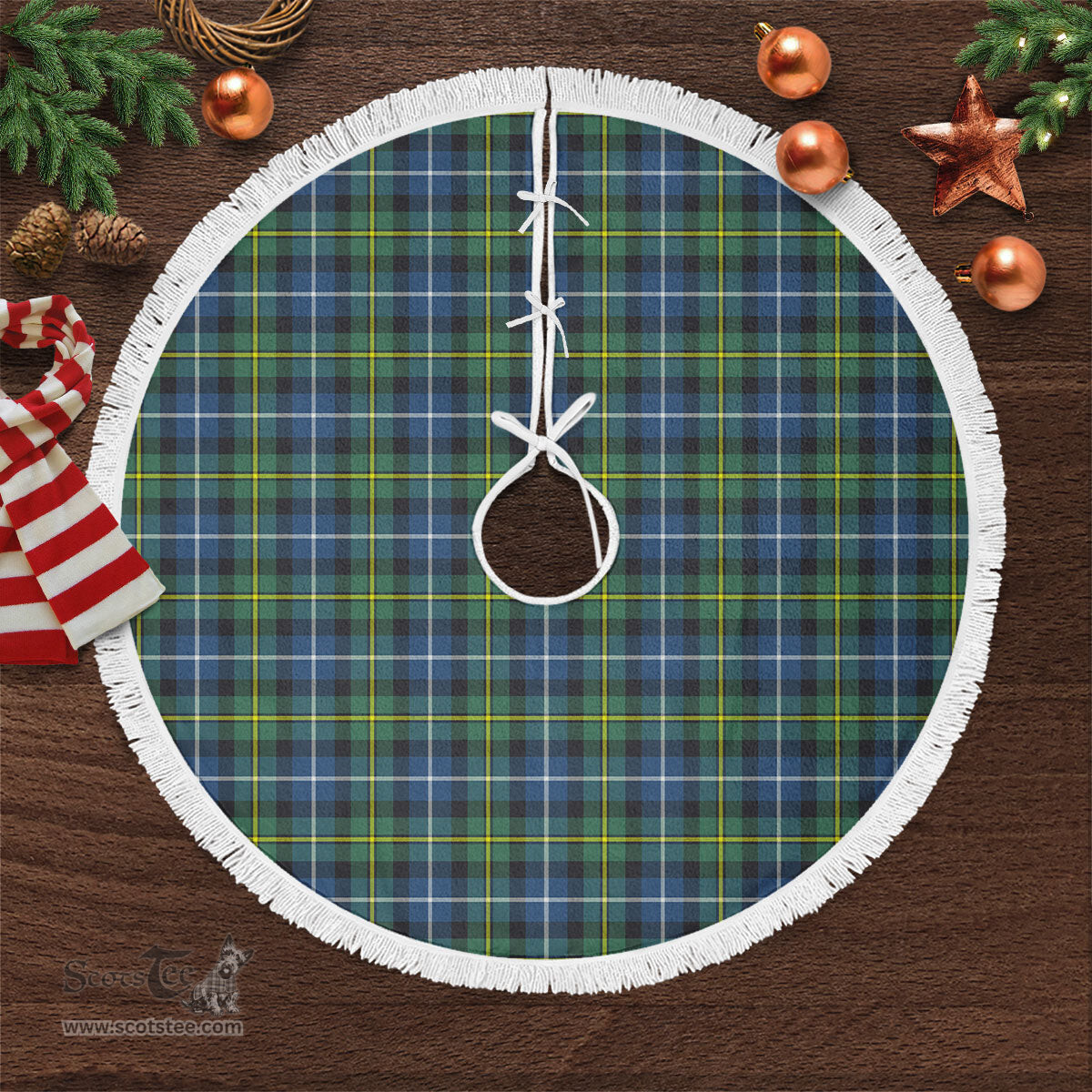 MacNeill of Barra Ancient Tartan Christmas Tree Skirt Scottish Plaid Tartan Plaid - ScotsTee - scotstee.com
