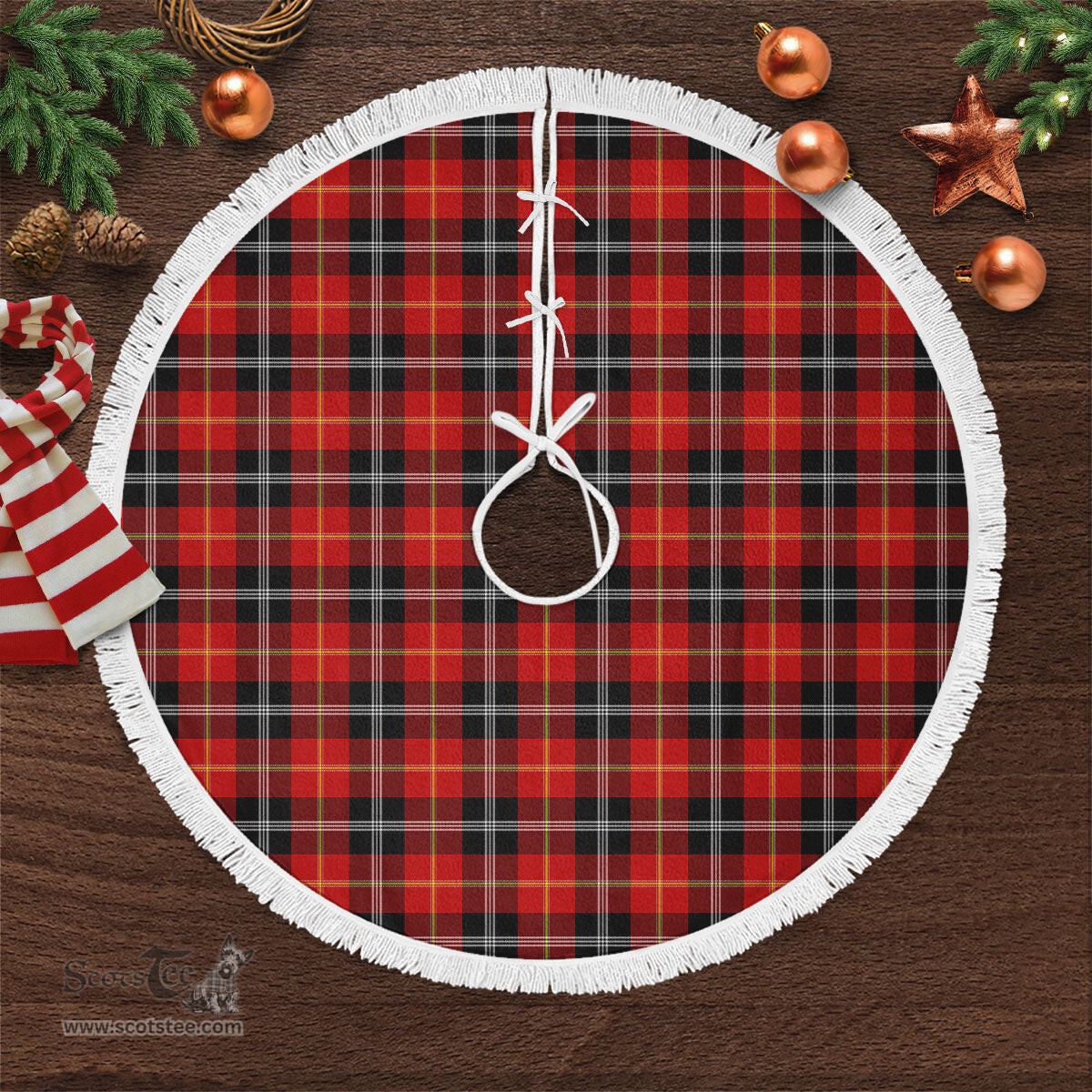 Majoribanks Tartan Christmas Tree Skirt Scottish Plaid Tartan Plaid - ScotsTee - scotstee.com