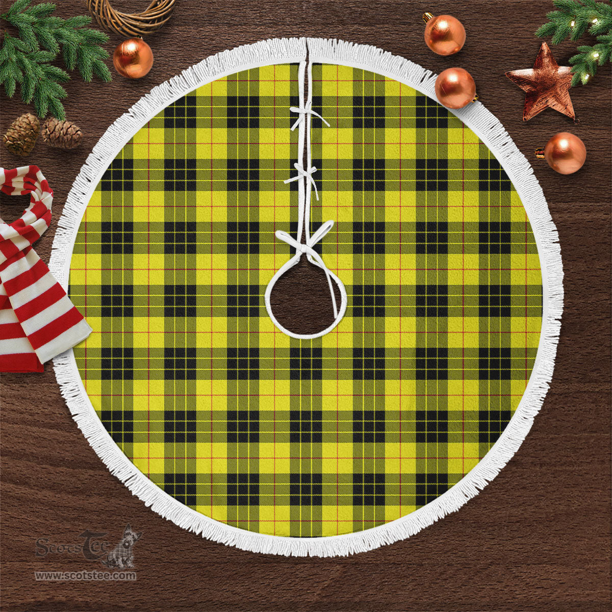 MacLeod of Lewis Modern Tartan Christmas Tree Skirt Scottish Plaid Tartan Plaid - ScotsTee - scotstee.com