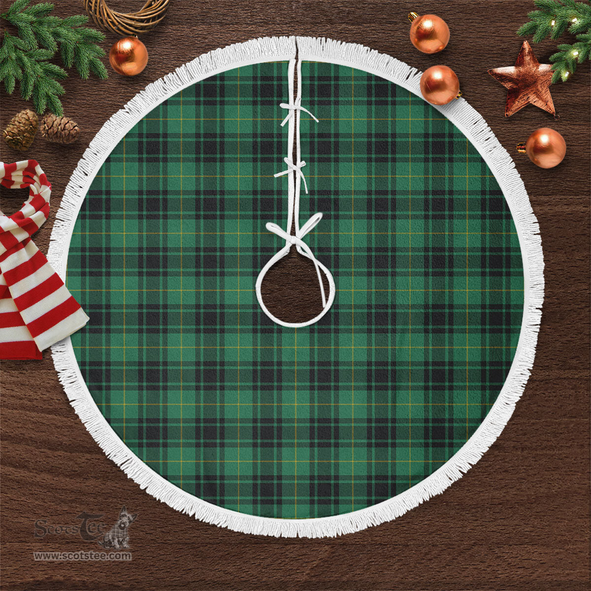 MacArthur Ancient Tartan Christmas Tree Skirt Scottish Plaid Tartan Plaid - ScotsTee - scotstee.com