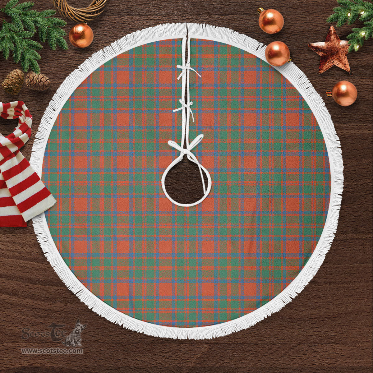 MacKintosh Ancient Tartan Christmas Tree Skirt Scottish Plaid Tartan Plaid - ScotsTee - scotstee.com