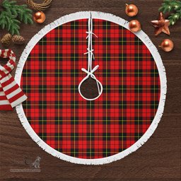 Wallace Hunting Red Tartan Christmas Tree Skirt Scottish Plaid Tartan Plaid - ScotsTee - scotstee.com