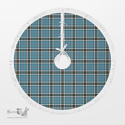 Thomson Blue Tartan Christmas Tree Skirt Scottish Plaid Tartan Plaid - ScotsTee - scotstee.com
