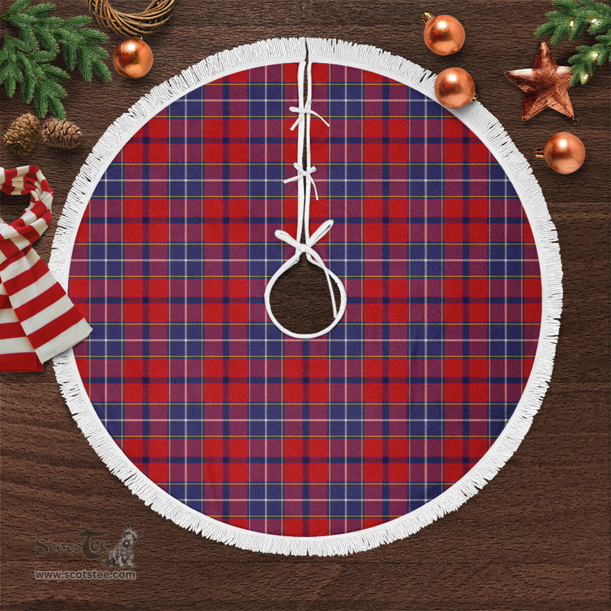 Wishart Dress Tartan Christmas Tree Skirt Scottish Plaid Tartan Plaid - ScotsTee - scotstee.com