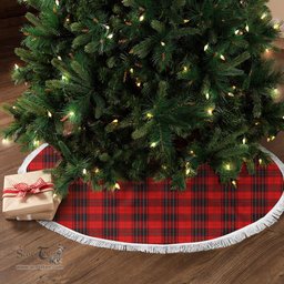 Wemyss Modern Tartan Christmas Tree Skirt Scottish Plaid Tartan Plaid - ScotsTee - scotstee.com
