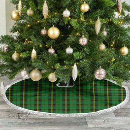 Wallace Hunting Modern Tartan Christmas Tree Skirt Scottish Plaid Tartan Plaid - ScotsTee - scotstee.com