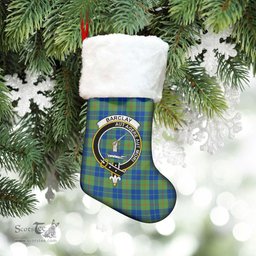 Scottish Barclay Hunting Ancient Clan Tartan Crest Christmas Stocking - Tartan Plaid Christmas Decor Scottish Plaid Tartan Plaid - ScotsTee - scotstee.com