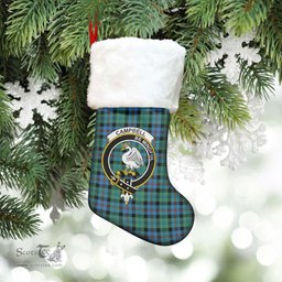 Scottish Campbell of Cawdor Ancient Clan Tartan Crest Christmas Stocking - Tartan Plaid Christmas Decor Scottish Plaid Tartan Plaid - ScotsTee - scotstee.com