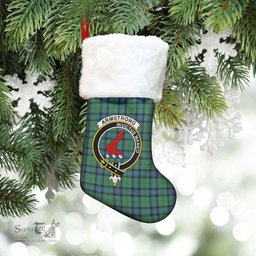 Scottish Armstrong Ancient Clan Tartan Crest Christmas Stocking - Tartan Plaid Christmas Decor Scottish Plaid Tartan Plaid - ScotsTee - scotstee.com