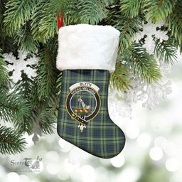 Scottish Blyth Clan Tartan Crest Christmas Stocking - Tartan Plaid Christmas Decor Scottish Plaid Tartan Plaid - ScotsTee - scotstee.com