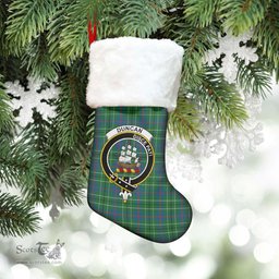 Scottish Duncan Ancient Clan Tartan Crest Christmas Stocking - Tartan Plaid Christmas Decor Scottish Plaid Tartan Plaid - ScotsTee - scotstee.com