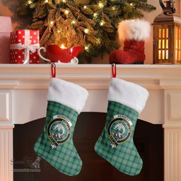 Scottish Kennedy Ancient Clan Tartan Crest Christmas Stocking - Tartan Plaid Christmas Decor Scottish Plaid Tartan Plaid - ScotsTee - scotstee.com