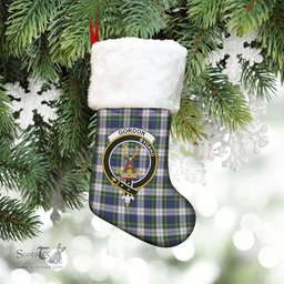 Scottish Gordon Dress Modern Clan Tartan Crest Christmas Stocking - Tartan Plaid Christmas Decor Scottish Plaid Tartan Plaid - ScotsTee - scotstee.com