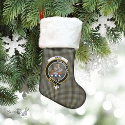 Scottish Haig Check Clan Tartan Crest Christmas Stocking - Tartan Plaid Christmas Decor Scottish Plaid Tartan Plaid - ScotsTee - scotstee.com