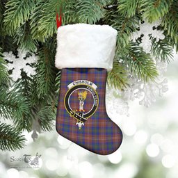 Scottish Chisholm Hunting Modern Clan Tartan Crest Christmas Stocking - Tartan Plaid Christmas Decor Scottish Plaid Tartan Plaid - ScotsTee - scotstee.com