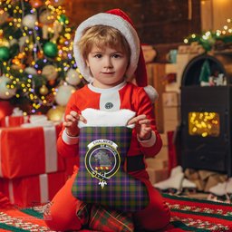 Scottish Chalmers Clan Tartan Crest Christmas Stocking - Tartan Plaid Christmas Decor Scottish Plaid Tartan Plaid - ScotsTee - scotstee.com