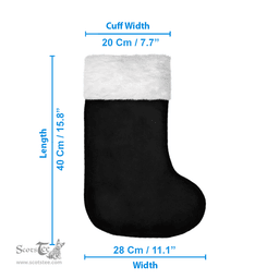 Scottish Davidson Modern Clan Tartan Crest Christmas Stocking - Tartan Plaid Christmas Decor Scottish Plaid Tartan Plaid - ScotsTee - scotstee.com