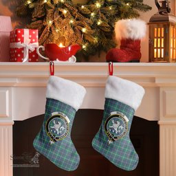 Scottish Inglis Ancient Clan Tartan Crest Christmas Stocking - Tartan Plaid Christmas Decor Scottish Plaid Tartan Plaid - ScotsTee - scotstee.com