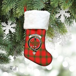 Scottish Darroch (Gourock) Clan Tartan Crest Christmas Stocking - Tartan Plaid Christmas Decor Scottish Plaid Tartan Plaid - ScotsTee - scotstee.com