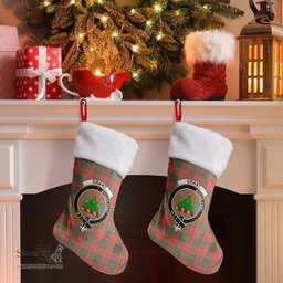 Scottish Grant Ancient Clan Tartan Crest Christmas Stocking - Tartan Plaid Christmas Decor Scottish Plaid Tartan Plaid - ScotsTee - scotstee.com