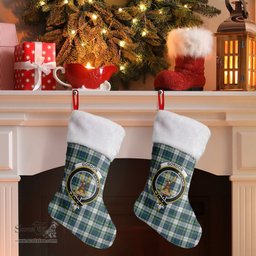 Scottish Gordon Dress Ancient Clan Tartan Crest Christmas Stocking - Tartan Plaid Christmas Decor Scottish Plaid Tartan Plaid - ScotsTee - scotstee.com