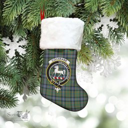Scottish Cochrane Ancient Clan Tartan Crest Christmas Stocking - Tartan Plaid Christmas Decor Scottish Plaid Tartan Plaid - ScotsTee - scotstee.com