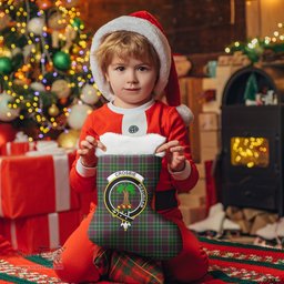 Scottish Crosbie (or Crosby) Clan Tartan Crest Christmas Stocking - Tartan Plaid Christmas Decor Scottish Plaid Tartan Plaid - ScotsTee - scotstee.com