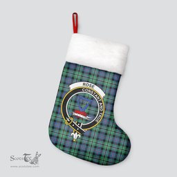 Scottish Rose Hunting Ancient Clan Tartan Crest Christmas Stocking - Tartan Plaid Christmas Decor Scottish Plaid Tartan Plaid - ScotsTee - scotstee.com