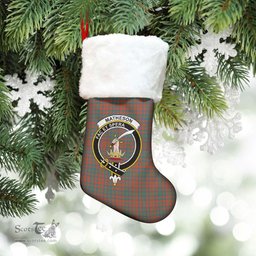 Scottish Matheson Ancient Clan Tartan Crest Christmas Stocking - Tartan Plaid Christmas Decor Scottish Plaid Tartan Plaid - ScotsTee - scotstee.com