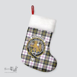 Scottish MacPherson Dress Modern Clan Tartan Crest Christmas Stocking - Tartan Plaid Christmas Decor Scottish Plaid Tartan Plaid - ScotsTee - scotstee.com