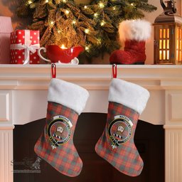 Scottish MacNab Ancient Clan Tartan Crest Christmas Stocking - Tartan Plaid Christmas Decor Scottish Plaid Tartan Plaid - ScotsTee - scotstee.com