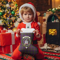 Scottish McCrindle Clan Tartan Crest Christmas Stocking - Tartan Plaid Christmas Decor Scottish Plaid Tartan Plaid - ScotsTee - scotstee.com