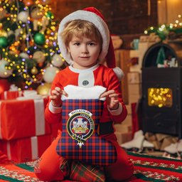 Scottish MacLachlan Modern Clan Tartan Crest Christmas Stocking - Tartan Plaid Christmas Decor Scottish Plaid Tartan Plaid - ScotsTee - scotstee.com