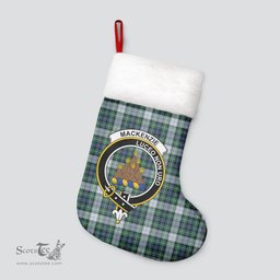 Scottish MacKenzie Dress Ancient Clan Tartan Crest Christmas Stocking - Tartan Plaid Christmas Decor Scottish Plaid Tartan Plaid - ScotsTee - scotstee.com